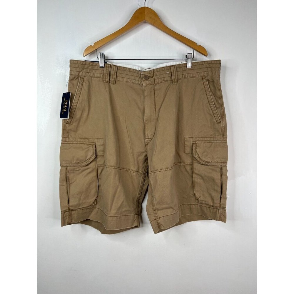 Polo Ralph Lauren Shorts Mens Sz 42 Beige Classic Chino Chino New